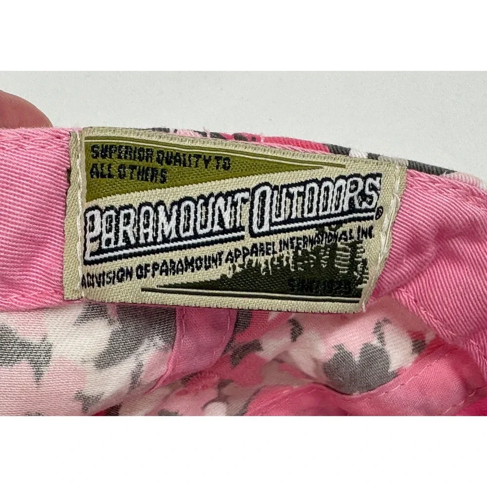 Primos Butterfly Camo Baseball Cap Kids One Size Pink Hunting Floral Embroidery